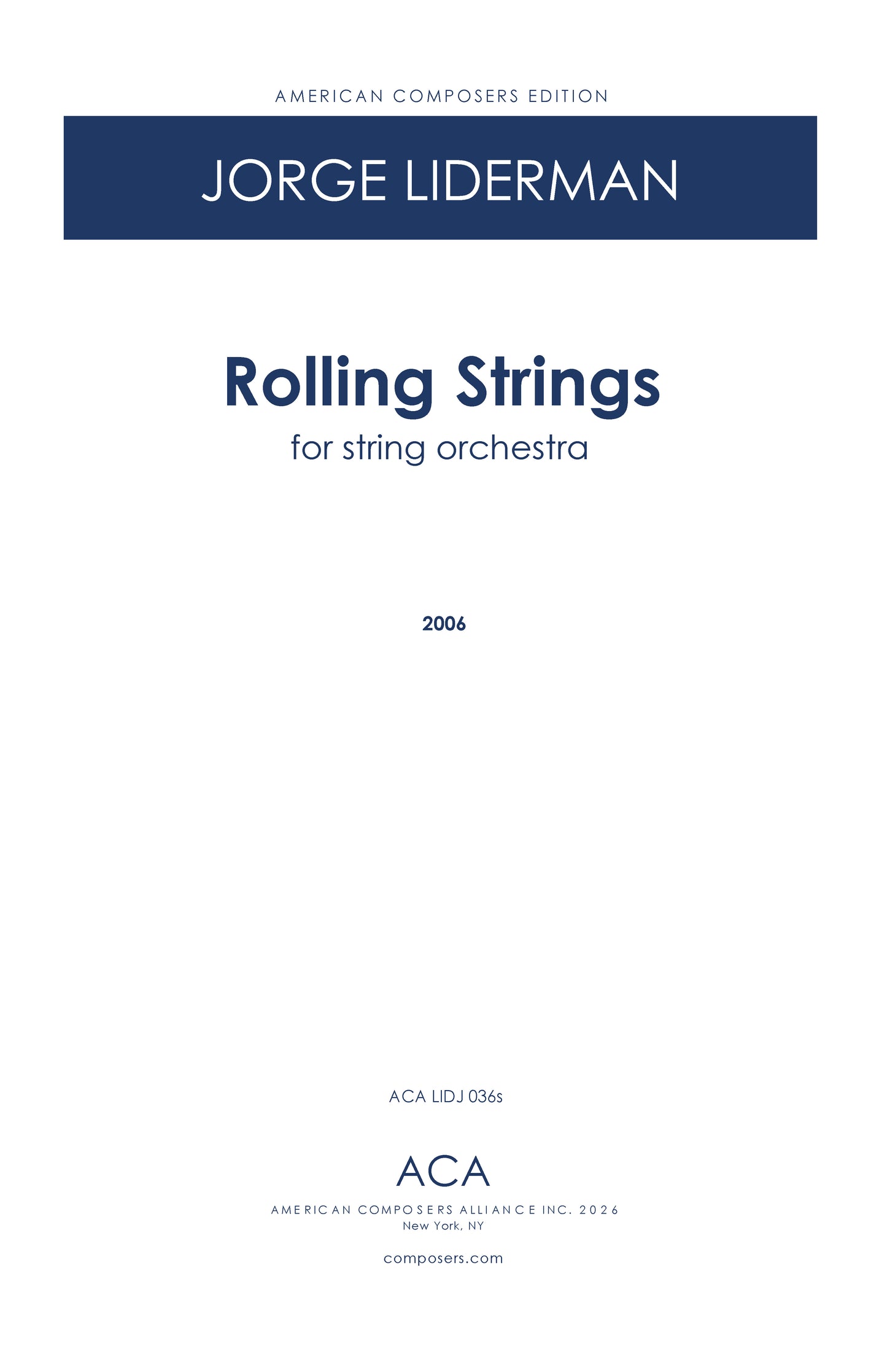 Rolling Strings