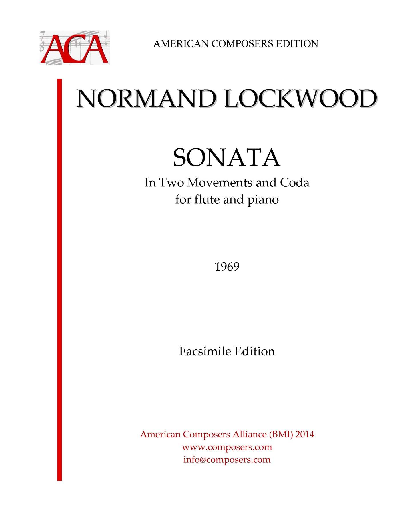 Sonata (in Two Movements and Coda)