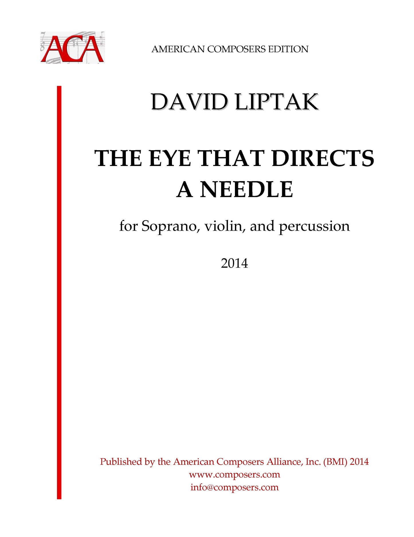 EYE THAT DIRECTS A NEEDLE