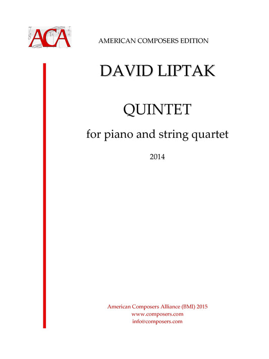 QUINTET FOR PIANO AND STRING QUARTET