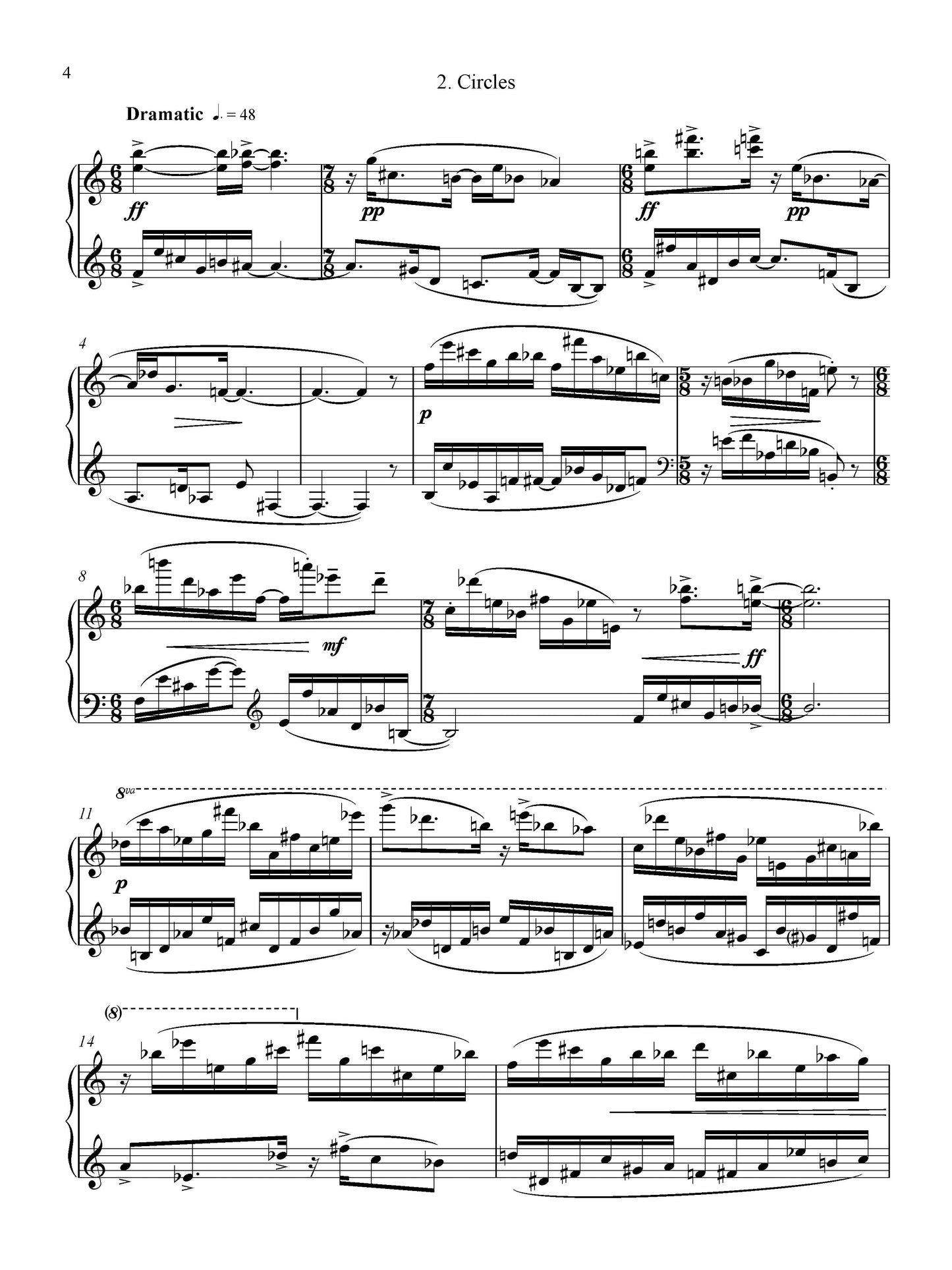 THREE STUDIES (for solo piano)