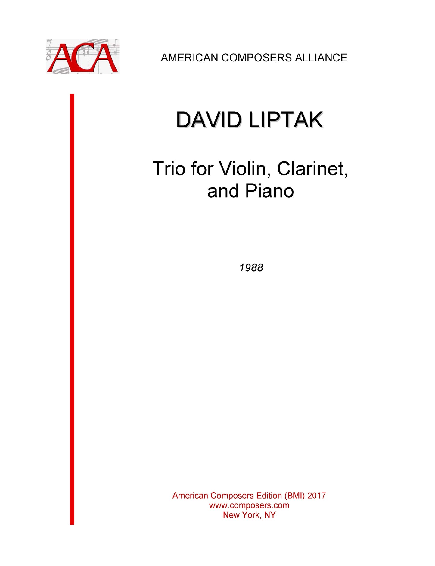 TRIO - Clarinet, violin, piano