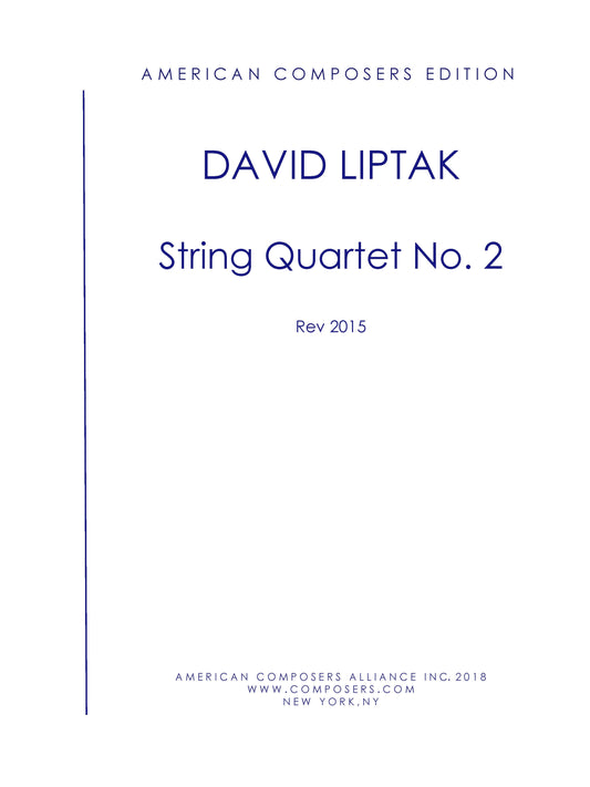 STRING QUARTET NO. 2