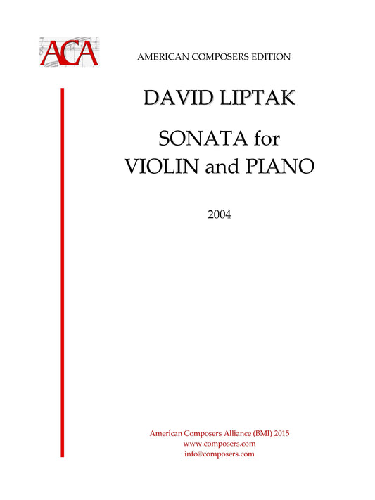 SONATA FOR VIOLIN AND PIANO