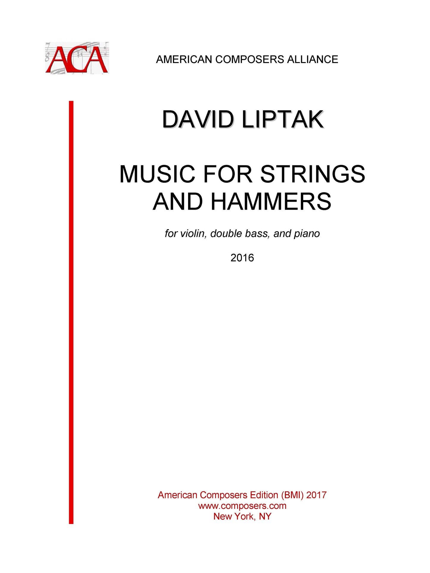 Music for Strings and Hammers