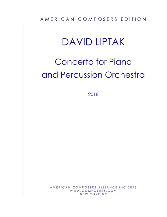 Concerto for Piano and Percussion Orchestra