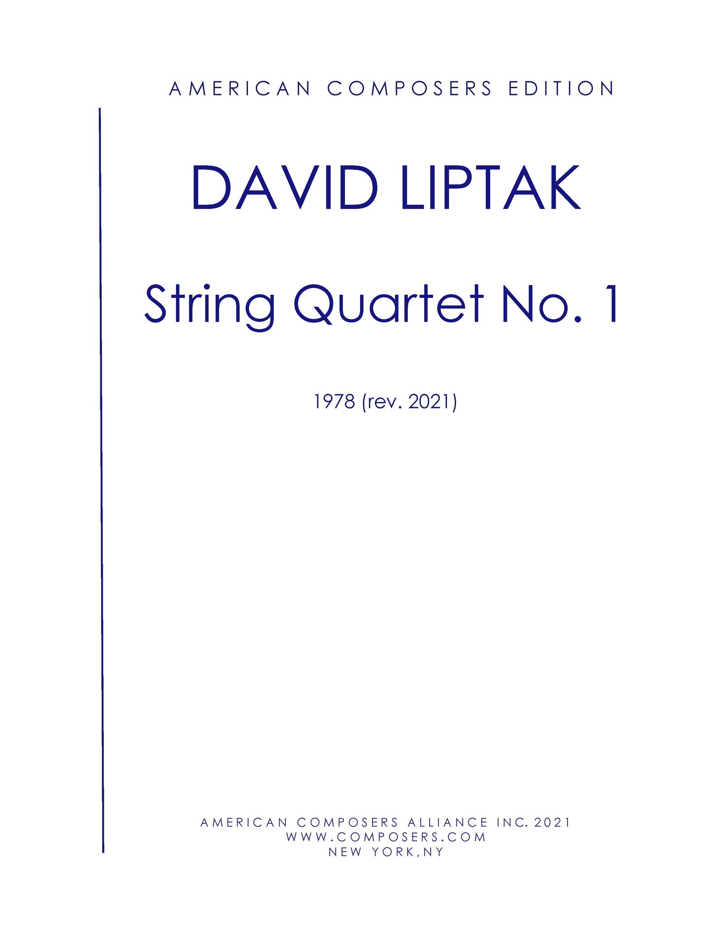 String Quartet No. 1