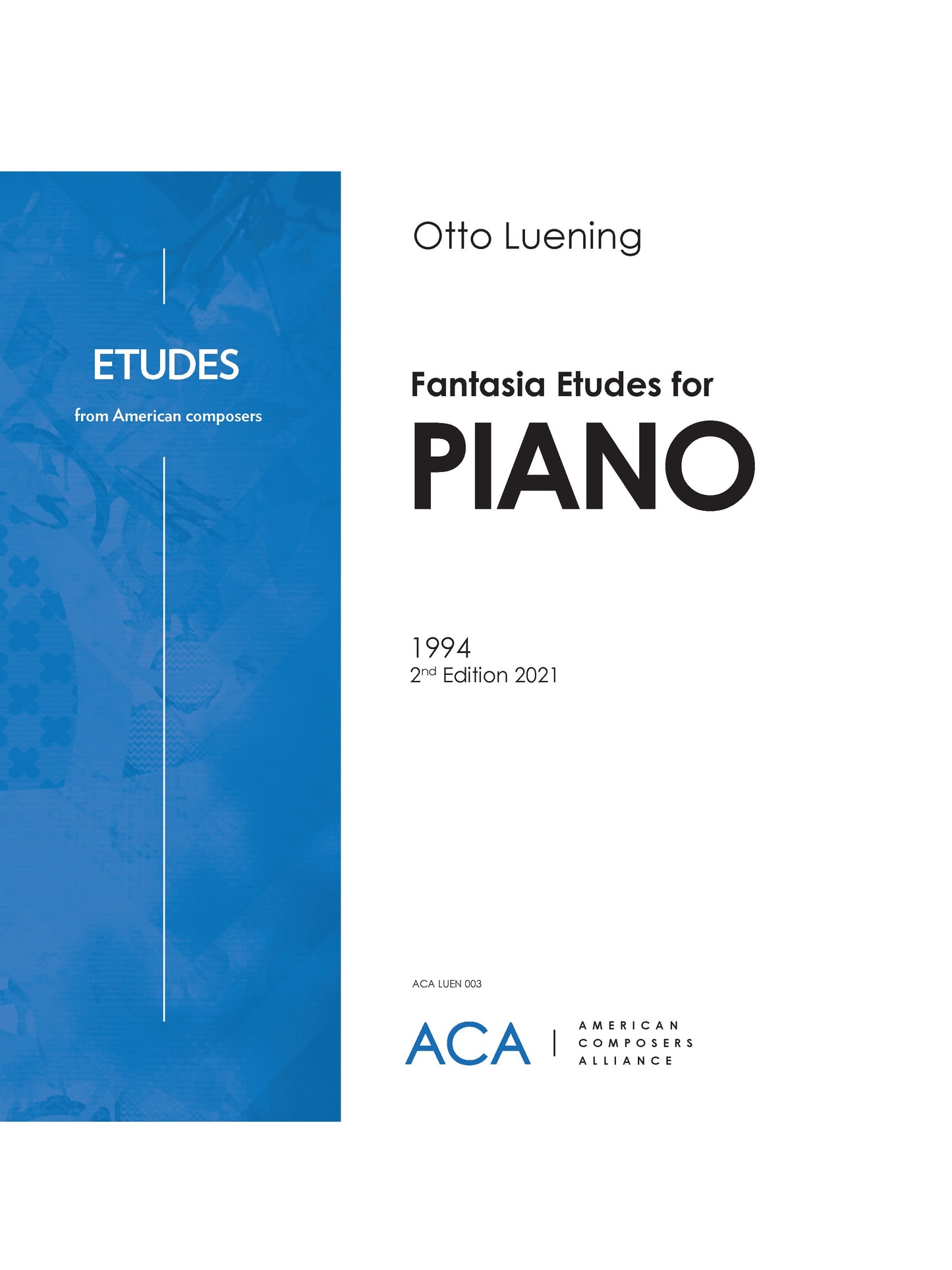 FANTASIA ETUDES