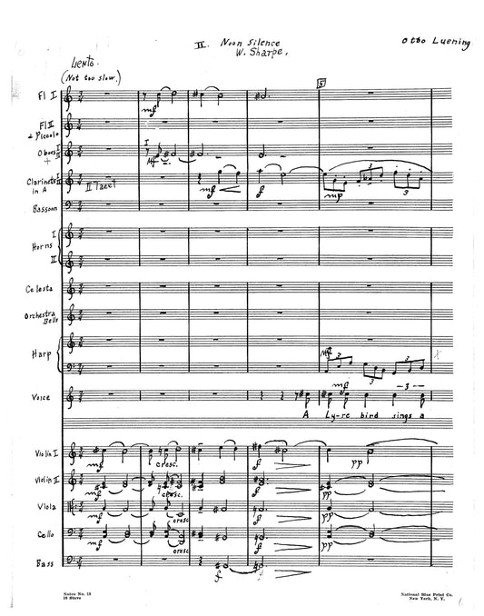 THREE SONGS (for Soprano and chamber ensemble)