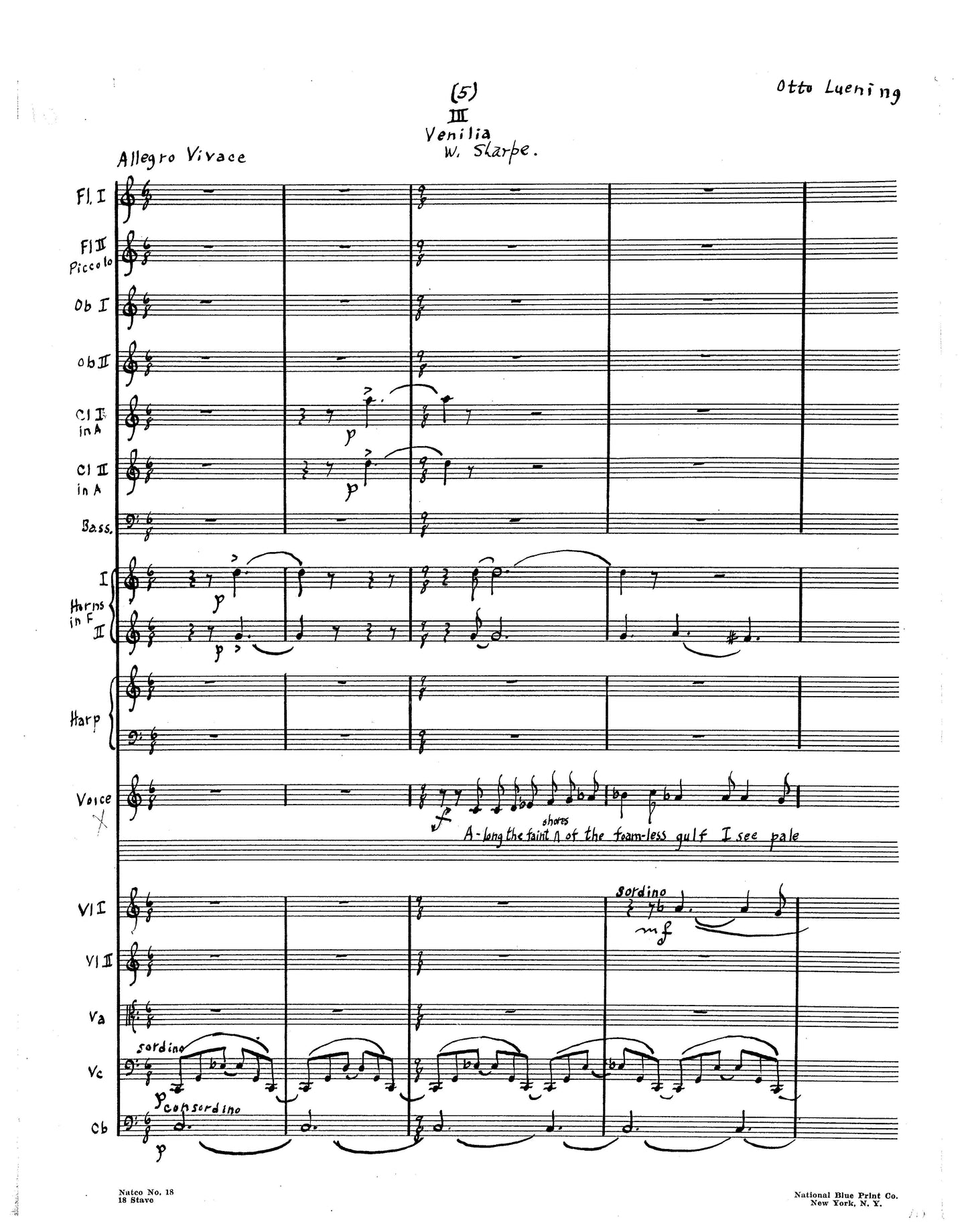 THREE SONGS (for Soprano and chamber ensemble)