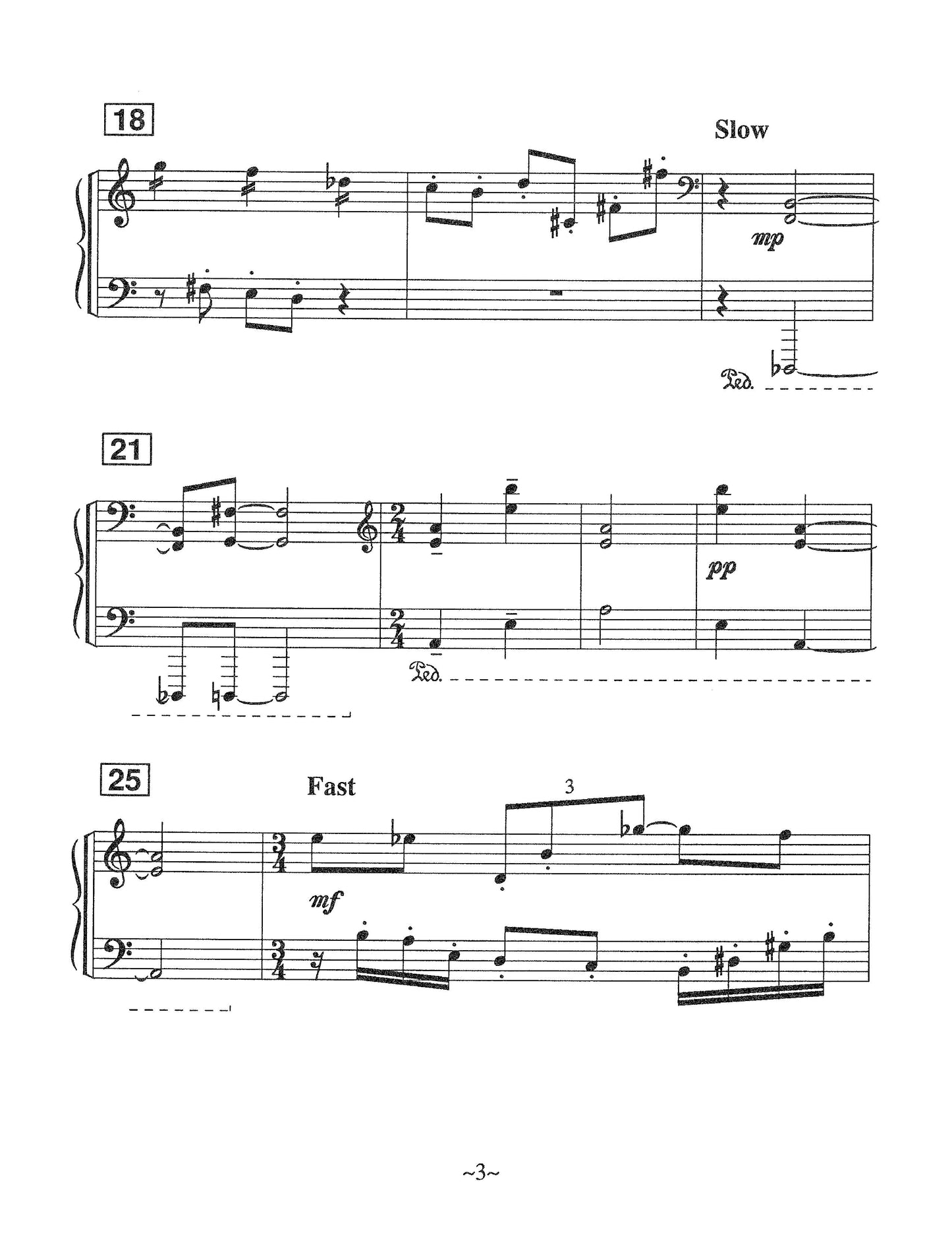 SONORITY FORMS 3 FOR PIANO 1989