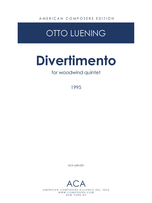 DIVERTIMENTO ww quintet