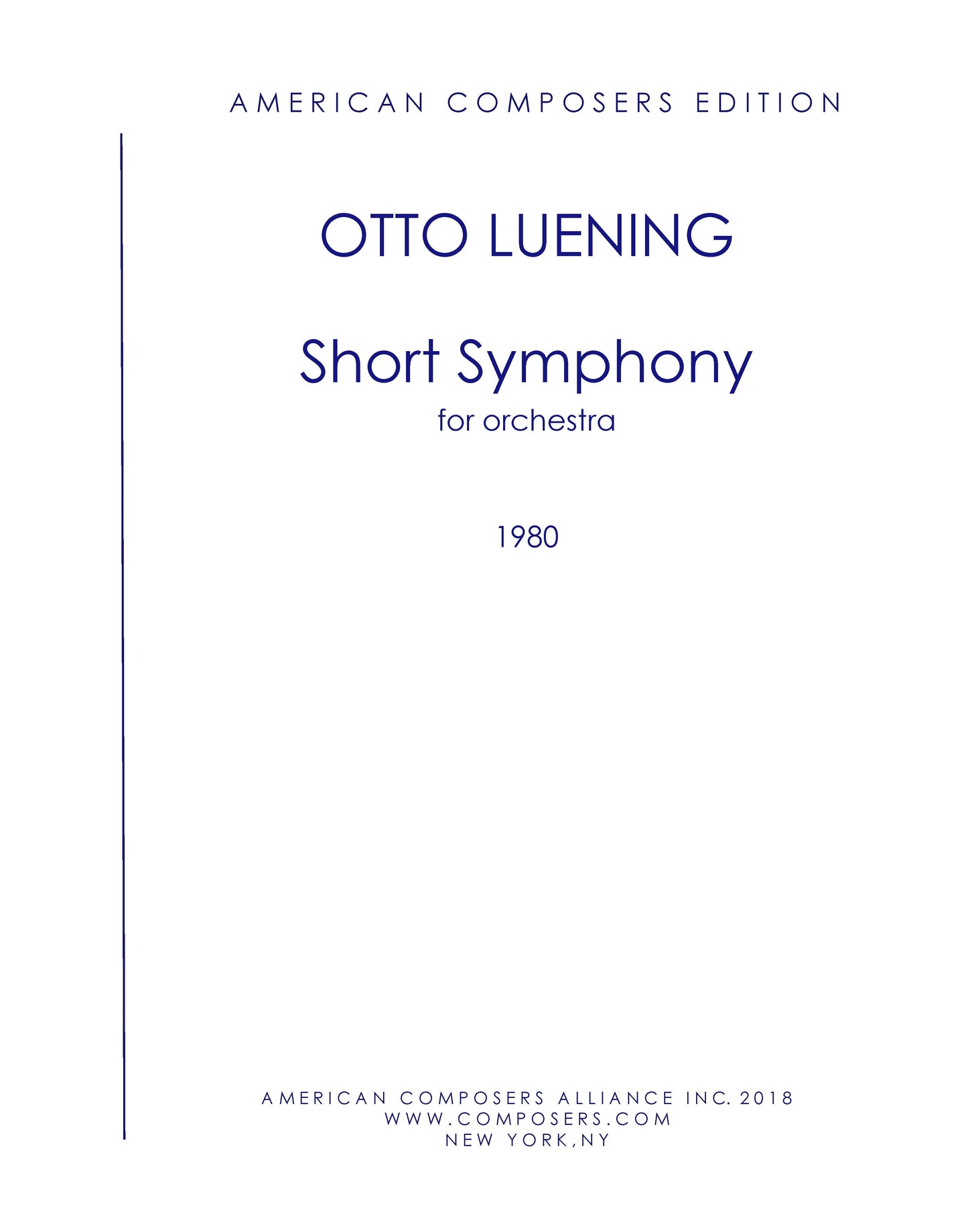 SHORT SYMPHONY