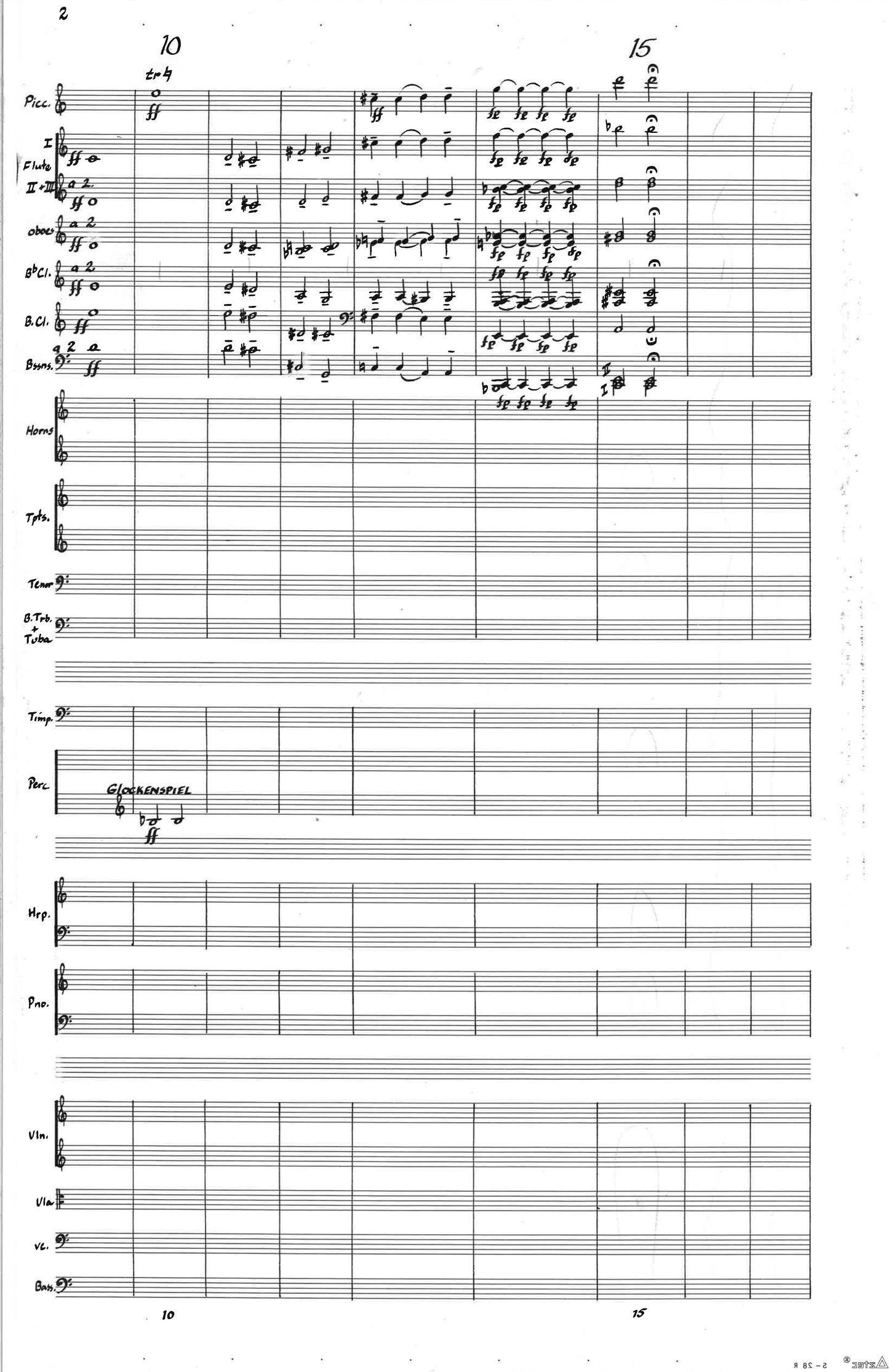 SONORITY FORMS 1 for Orchestra 1973