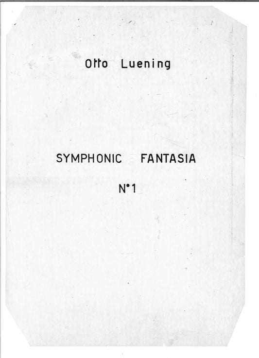 SYMPHONIC FANTASIA NO. 1