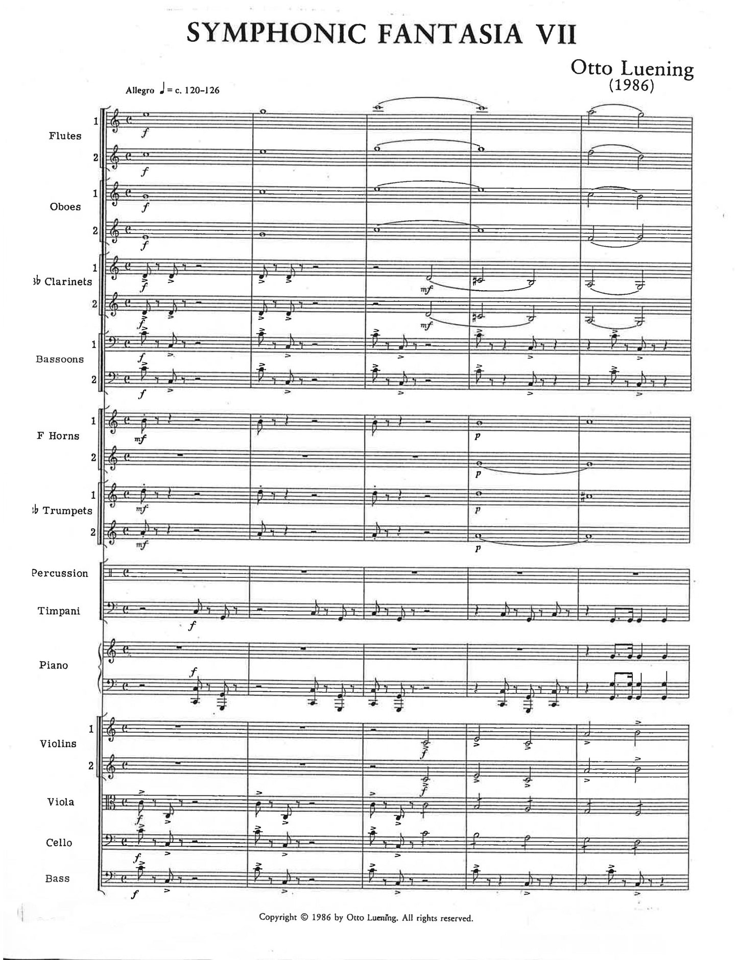 SYMPHONIC FANTASIA NO. 7