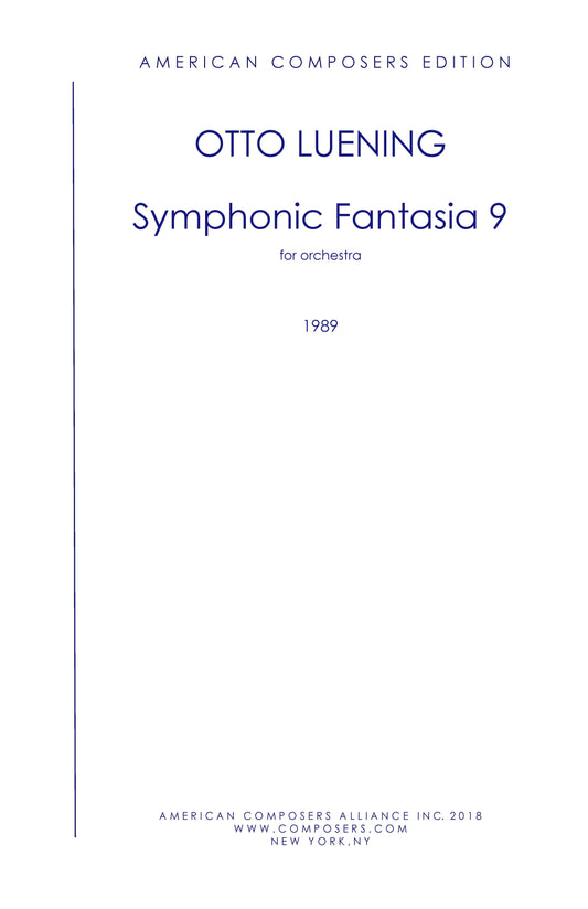 SYMPHONIC FANTASIA NO. 9