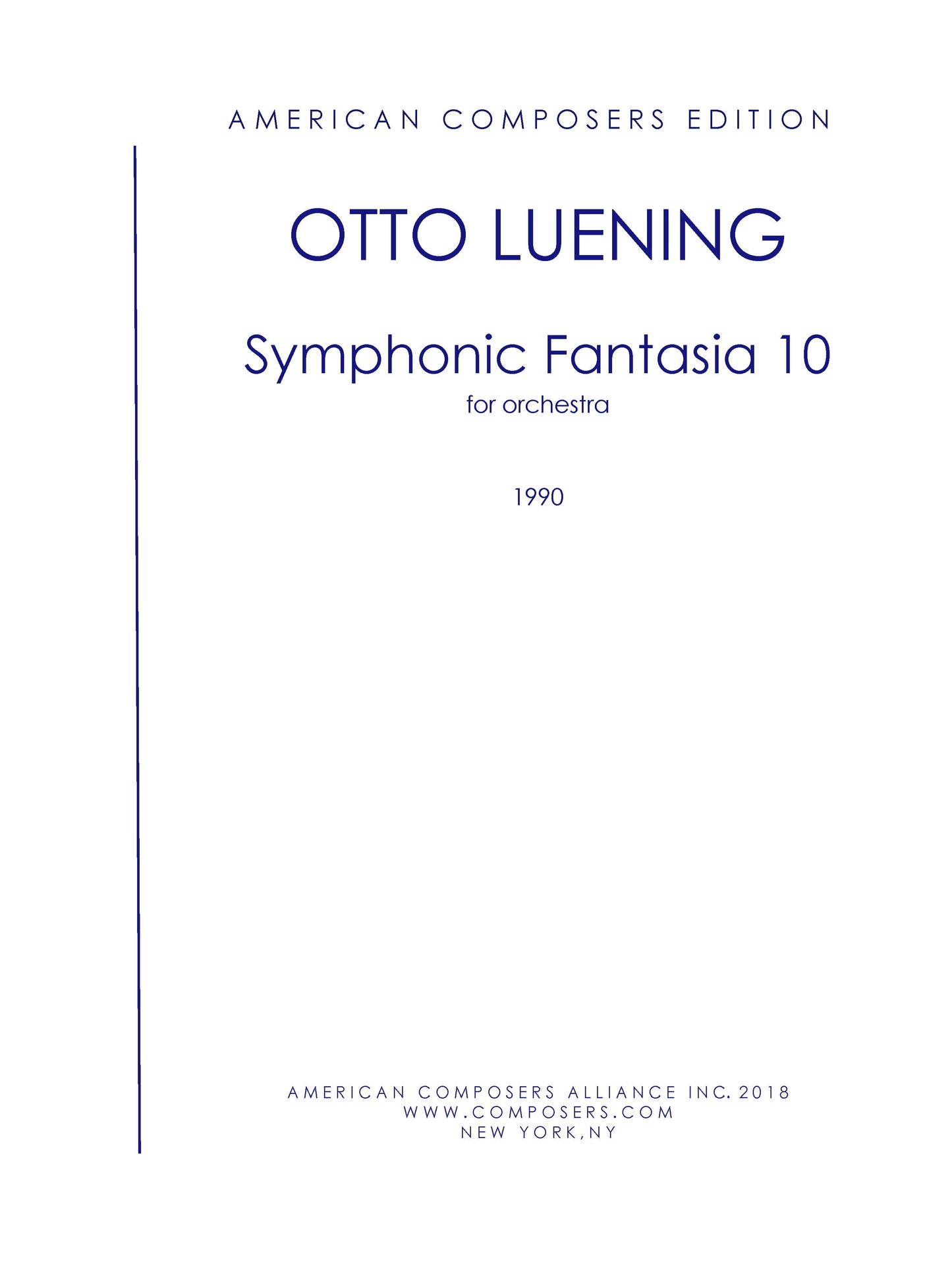 SYMPHONIC FANTASIA NO. 10