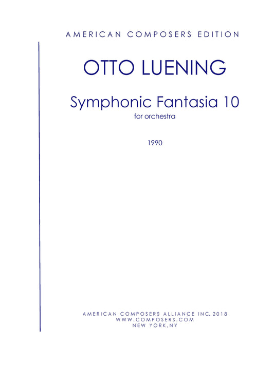 SYMPHONIC FANTASIA NO. 10