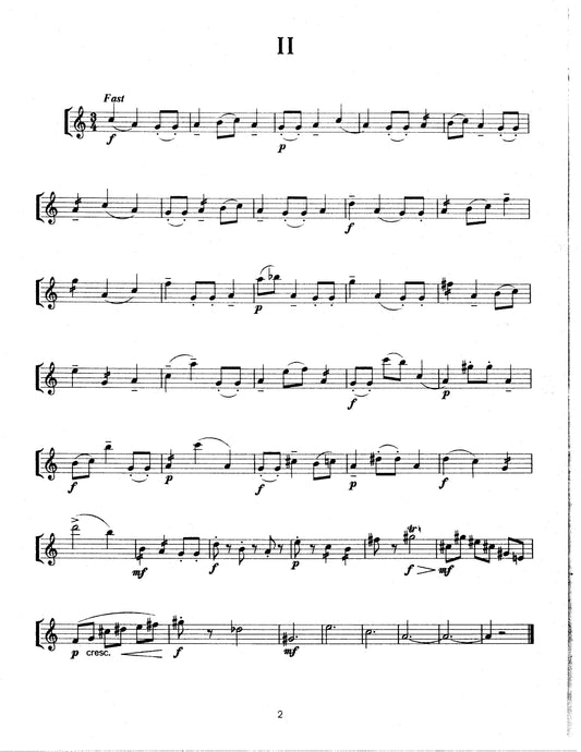 SIX ETUDES FOR FLUTE SOLO