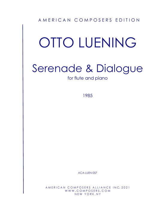 SERENADE AND DIALOGUE