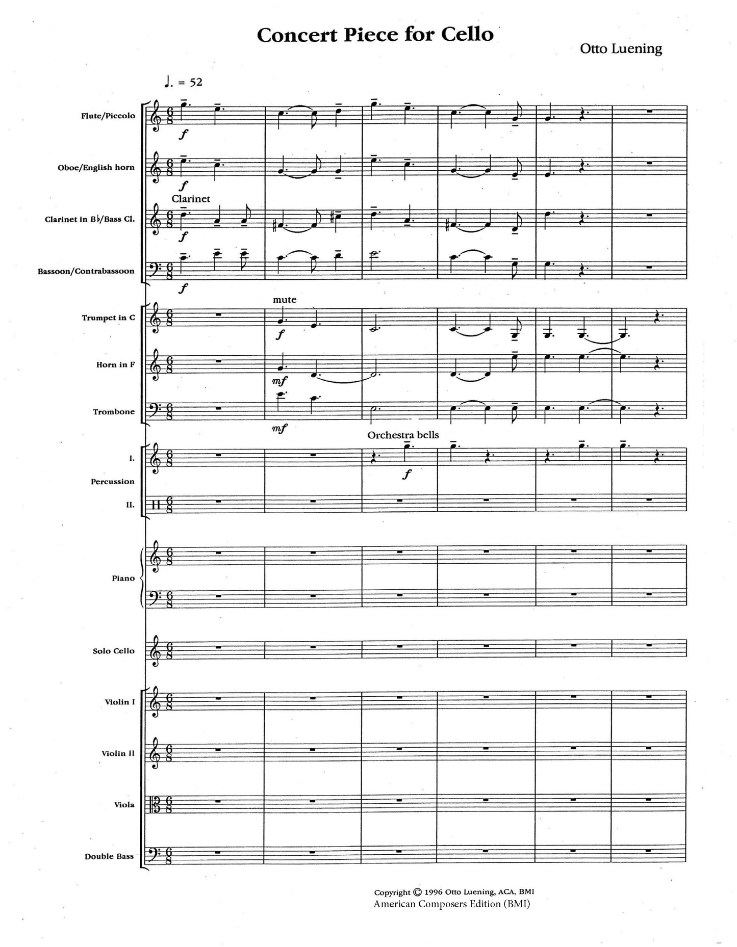 CONCERT PIECE FOR CELLO