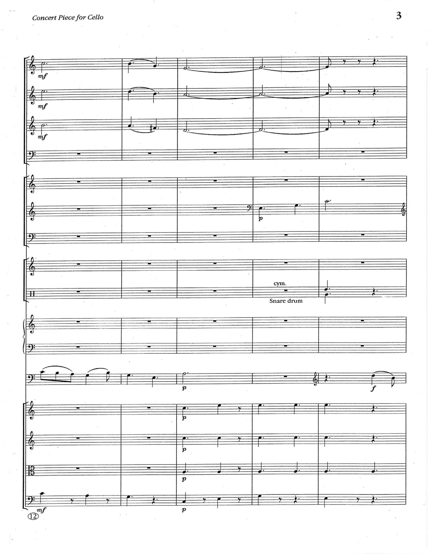 CONCERT PIECE FOR CELLO