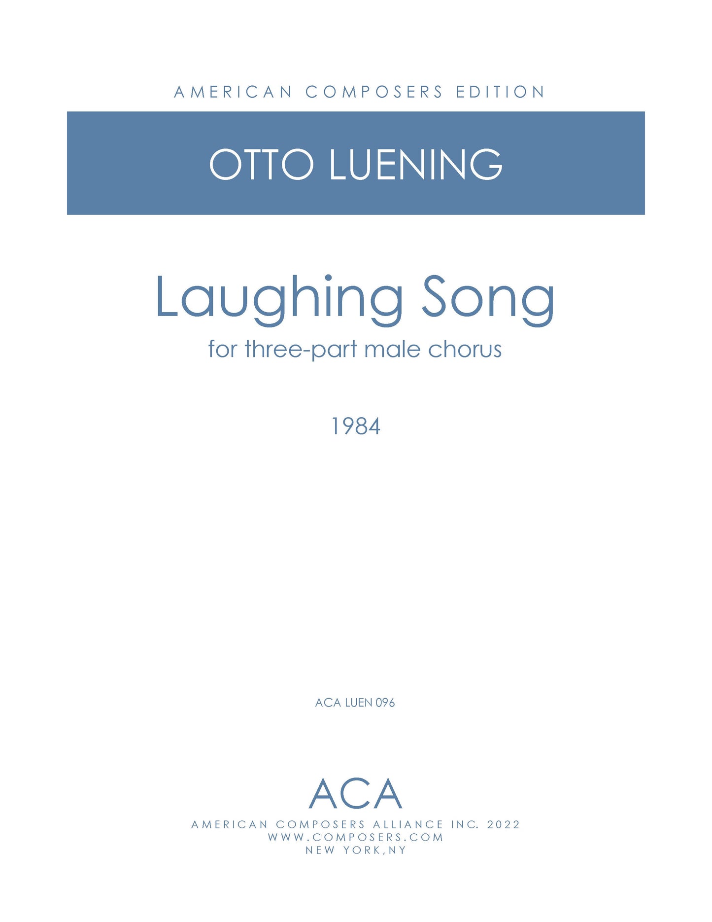 LAUGHING SONG