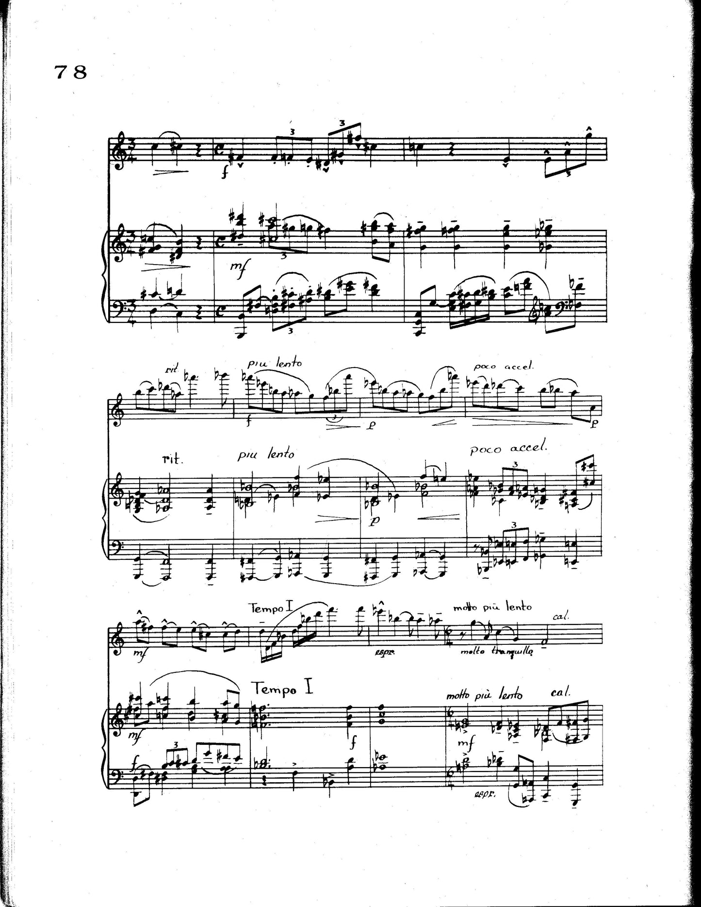 SONATA NO. 1 FOR VIOLIN AND PIANO