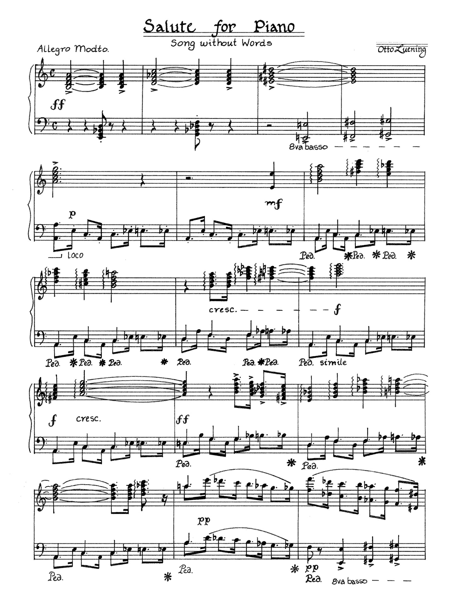 Salute (Song Without Words)