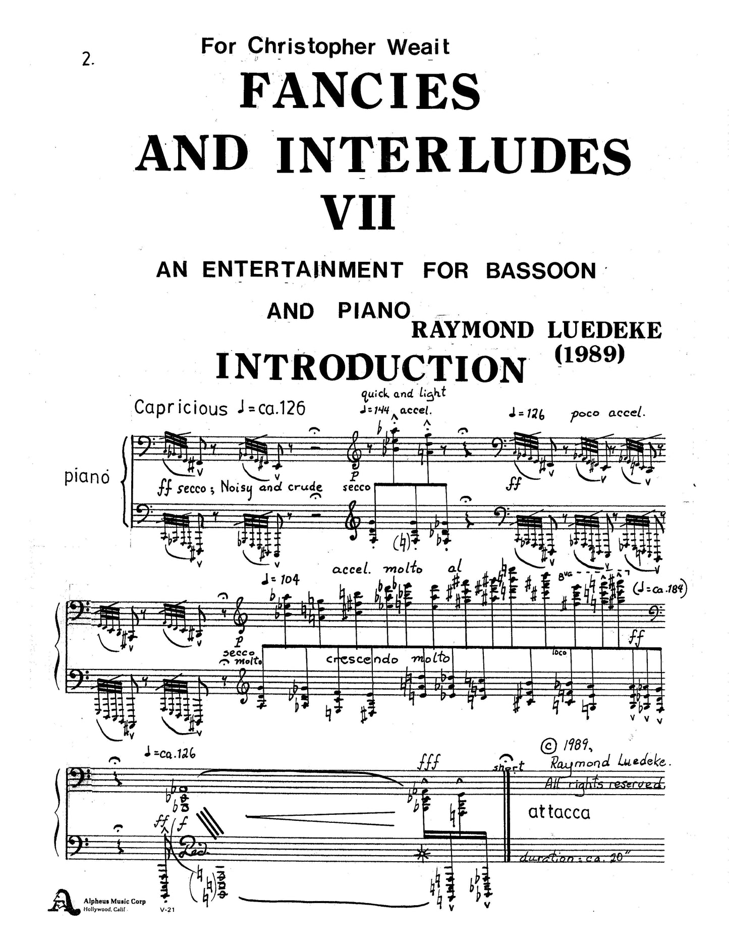 FANCIES & INTERLUDES 7