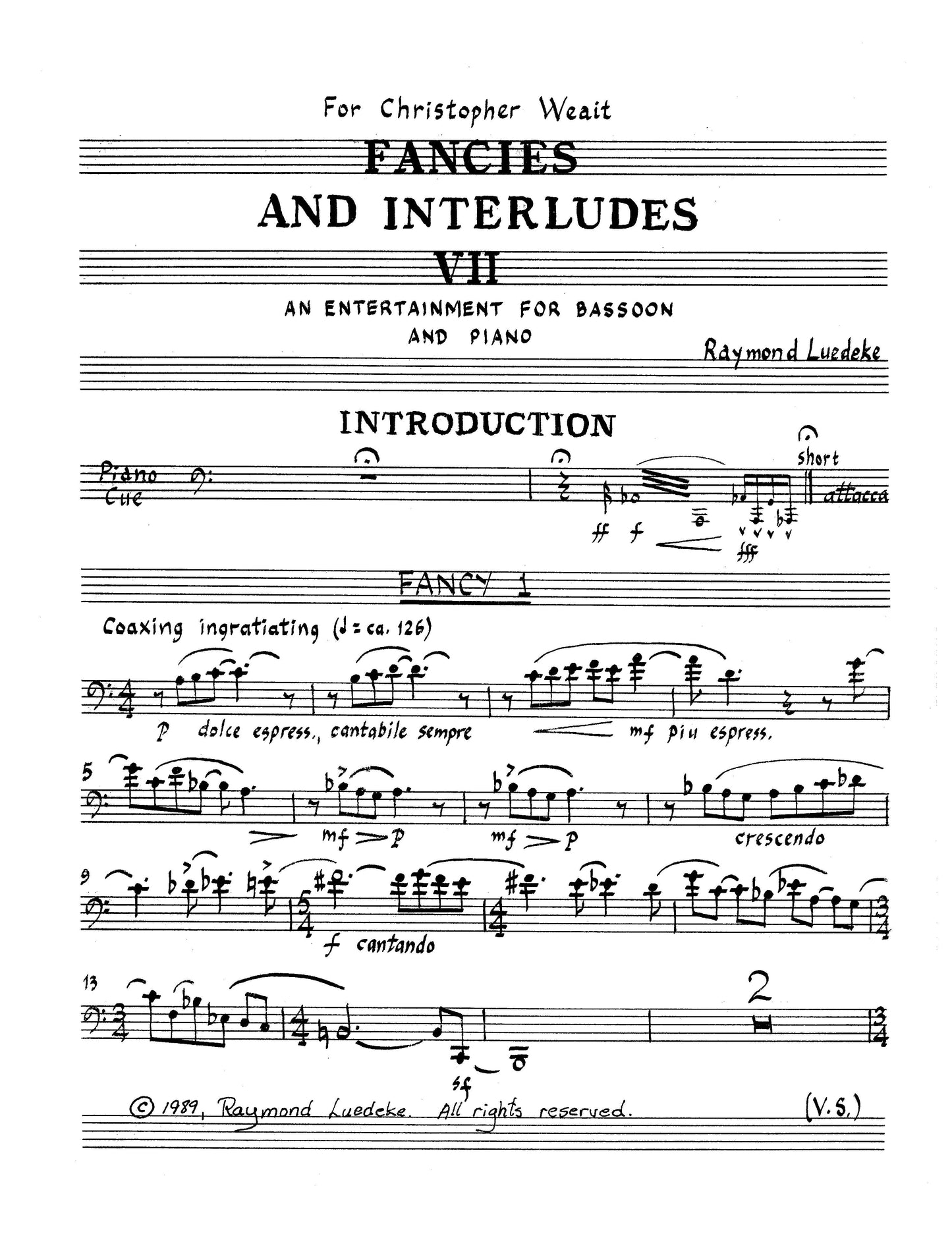 FANCIES & INTERLUDES 7