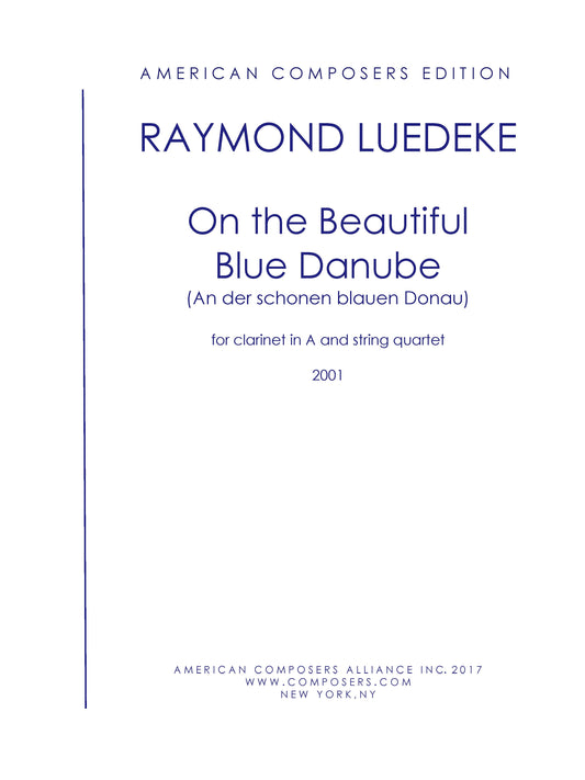 BLUE DANUBE (AN DER SCHONEN BLAUEN DONAU)