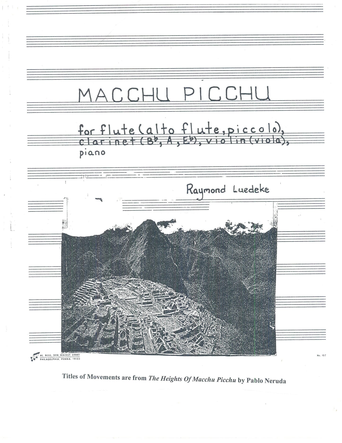 MACCHU PICCHU