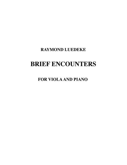 BRIEF ENCOUNTERS