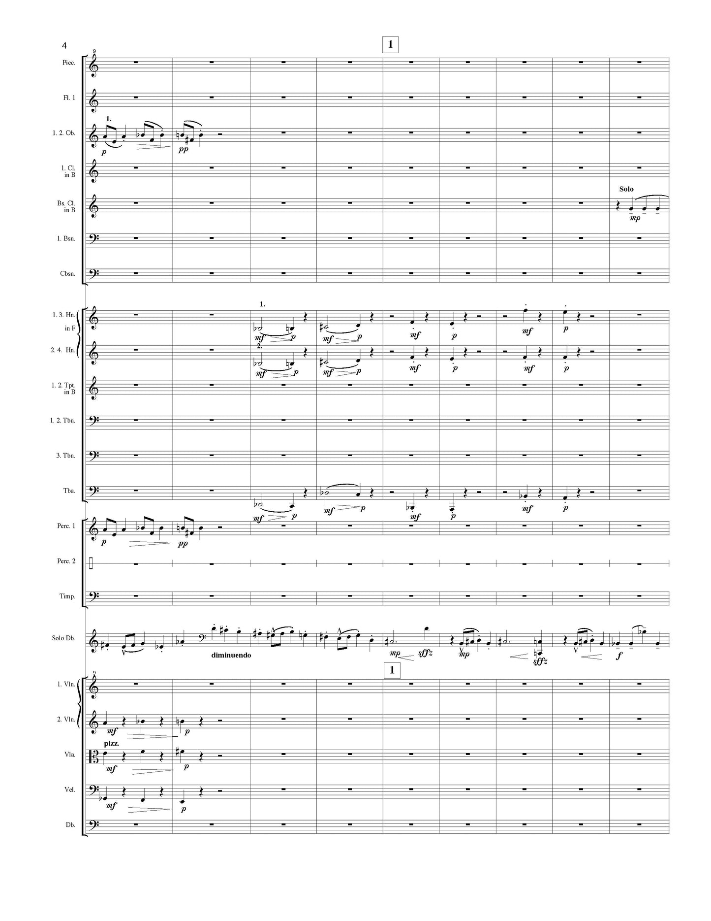 CONCERTO FOR DOUBLE BASS AND ORCHESTRA