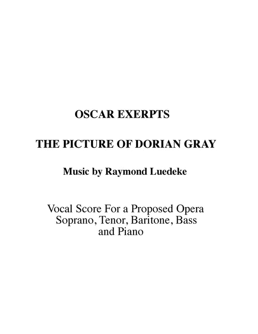 OSCAR EXCERPTS: THE PICTURE OF DORIAN GRAY