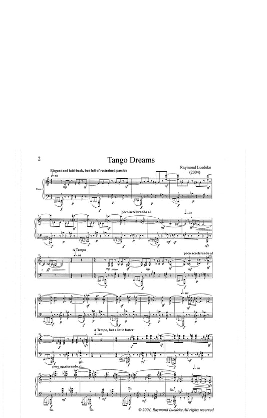 Tango Dreams - Piano