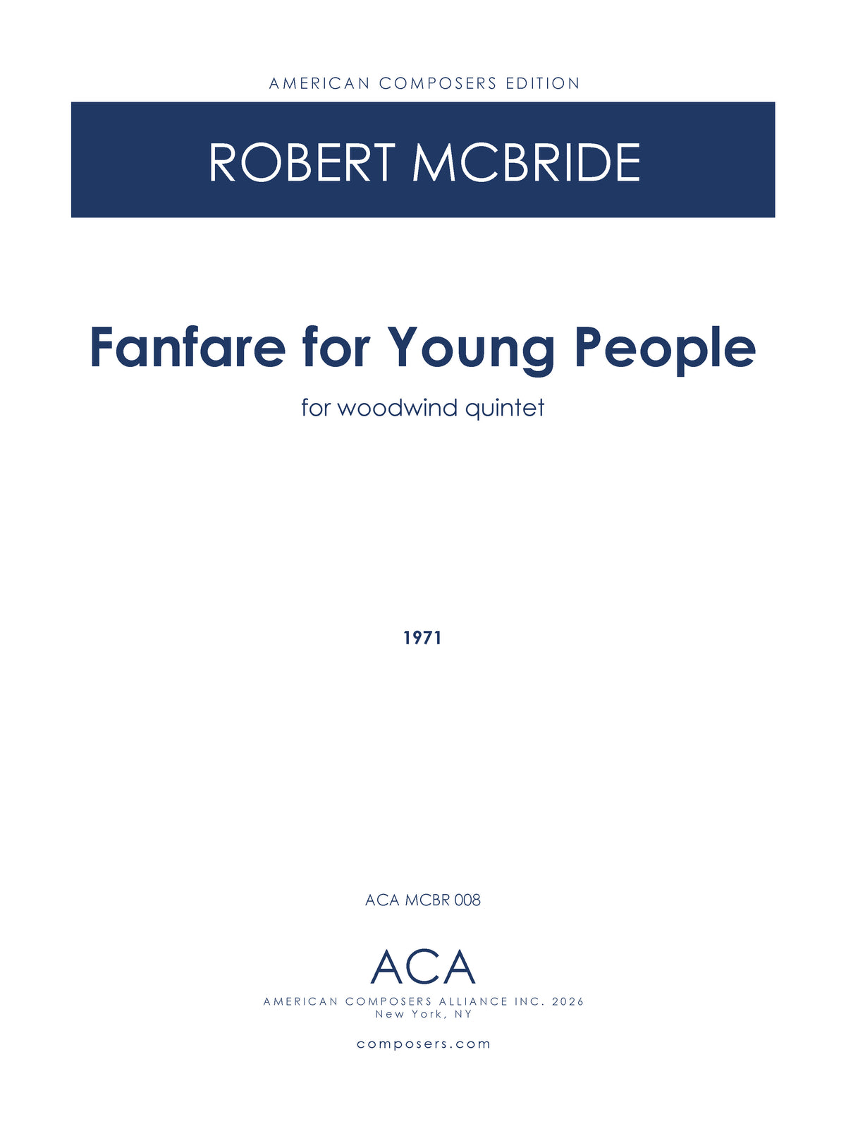 Fanfare For Young People