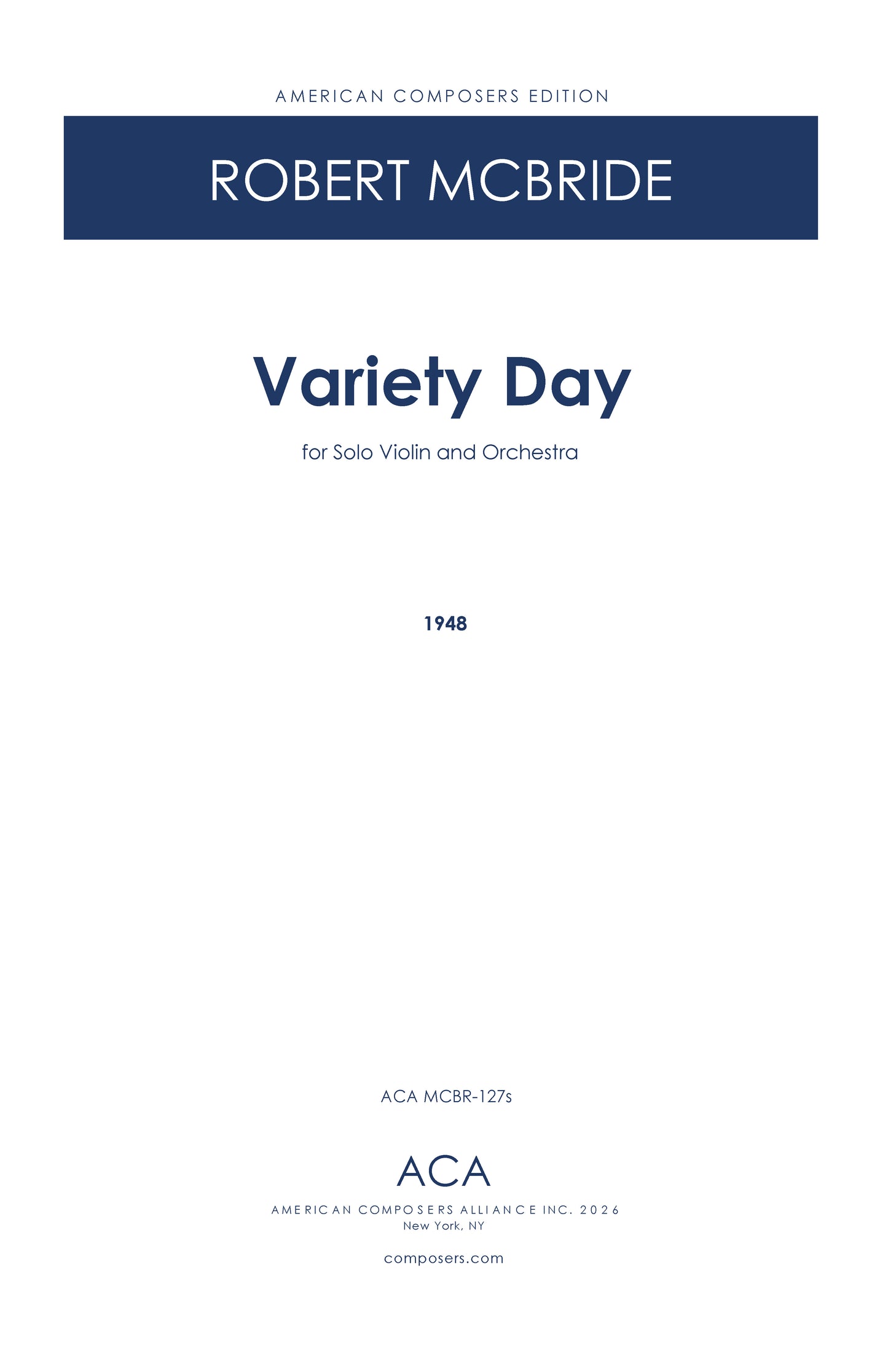 Variety Day (Concerto)