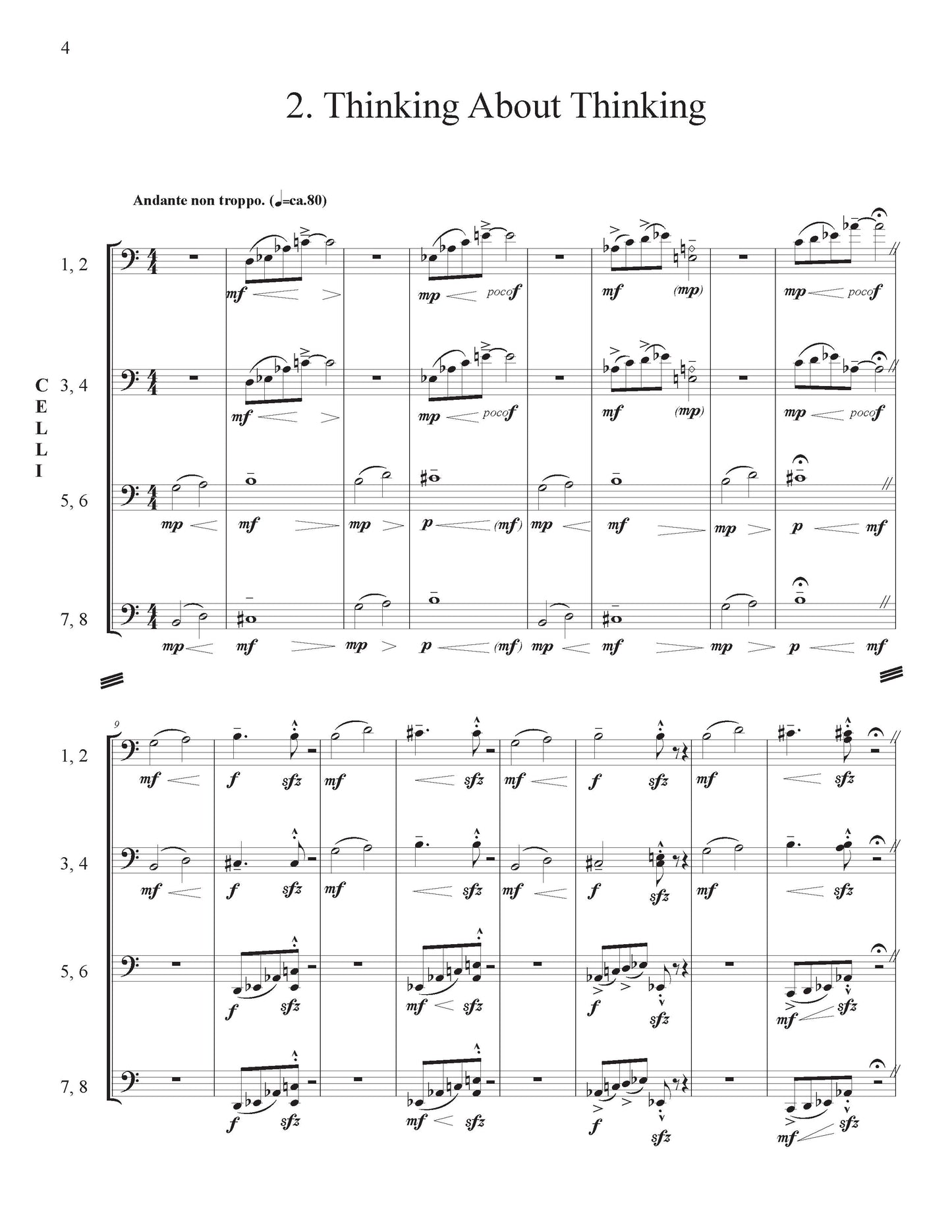 FIRST CELLO OCTET