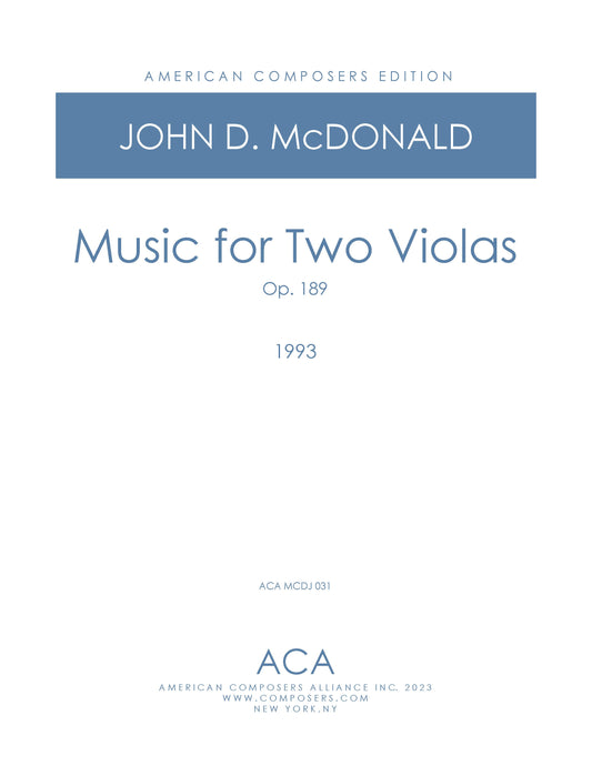 Music for Two Violas