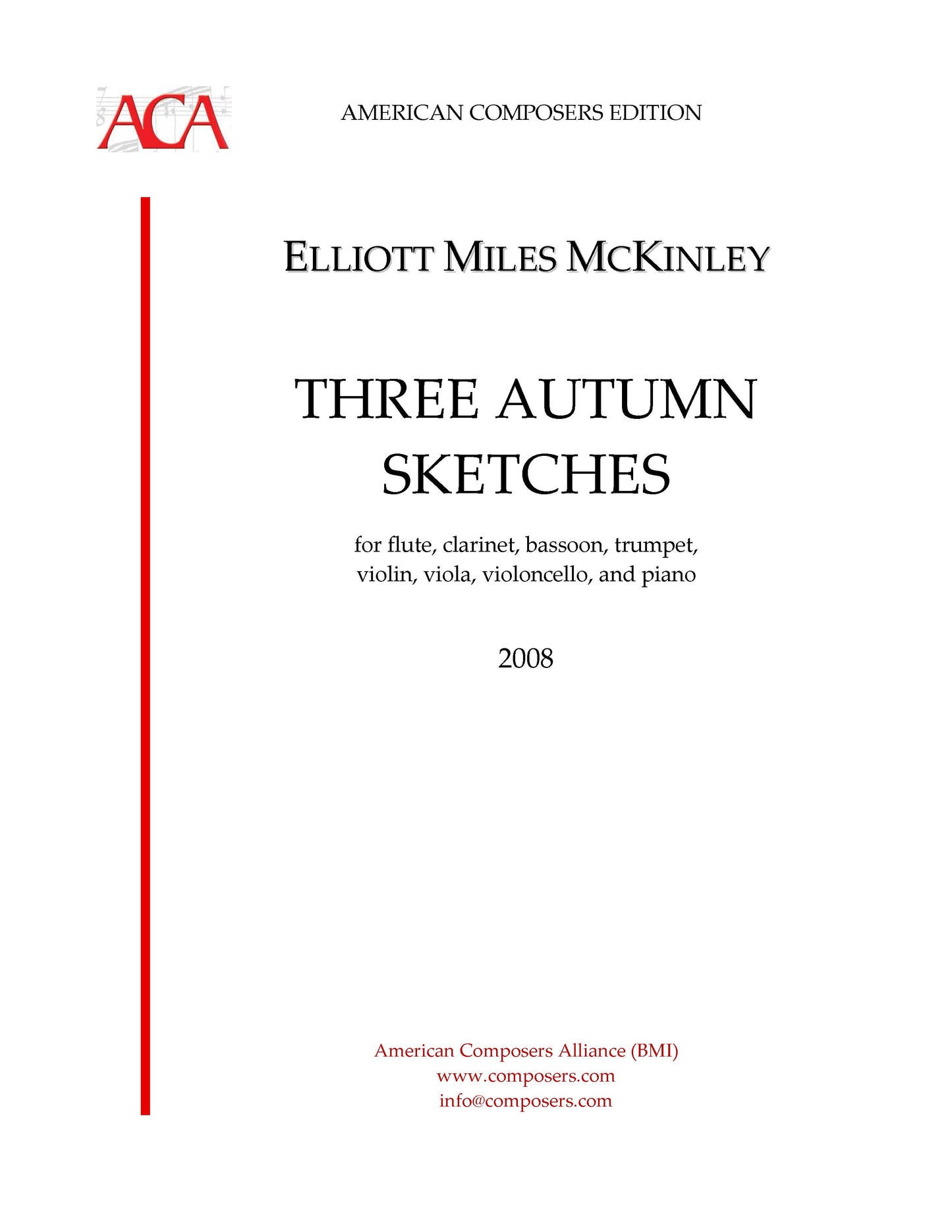 Three Autumn Sketches