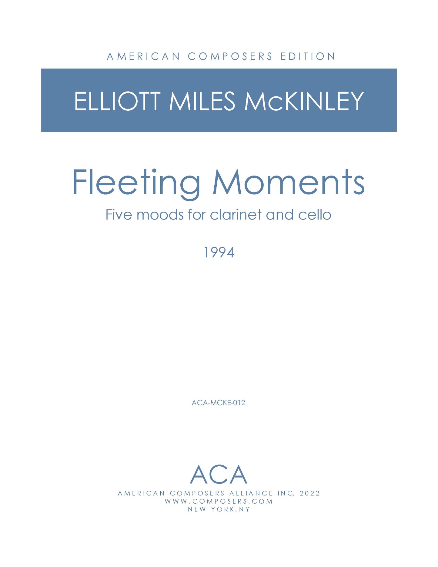 Fleeting Moments