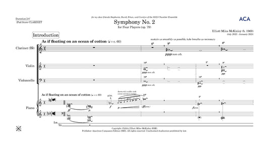 Symphony No. 2 for Four Players