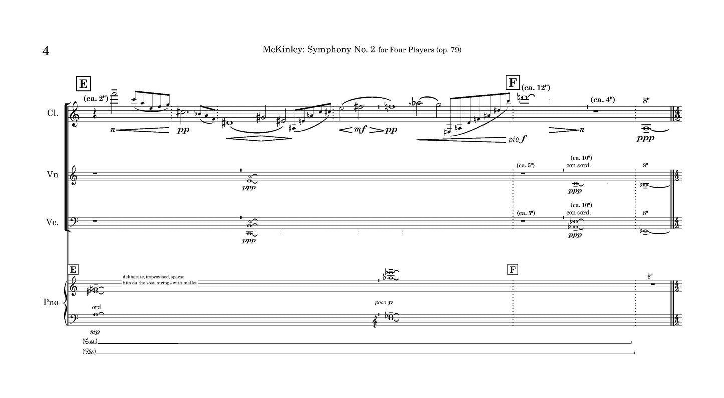 Symphony No. 2 for Four Players