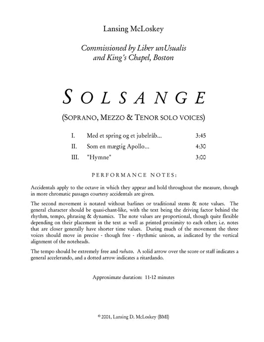 Solsange