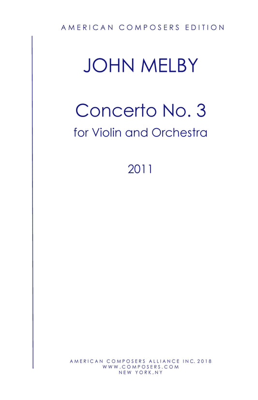 Concerto No. 3 for Violin and Orchestra