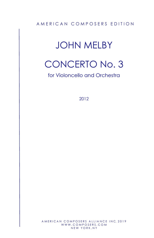 Concerto No. 3 for Violoncello and Orchestra