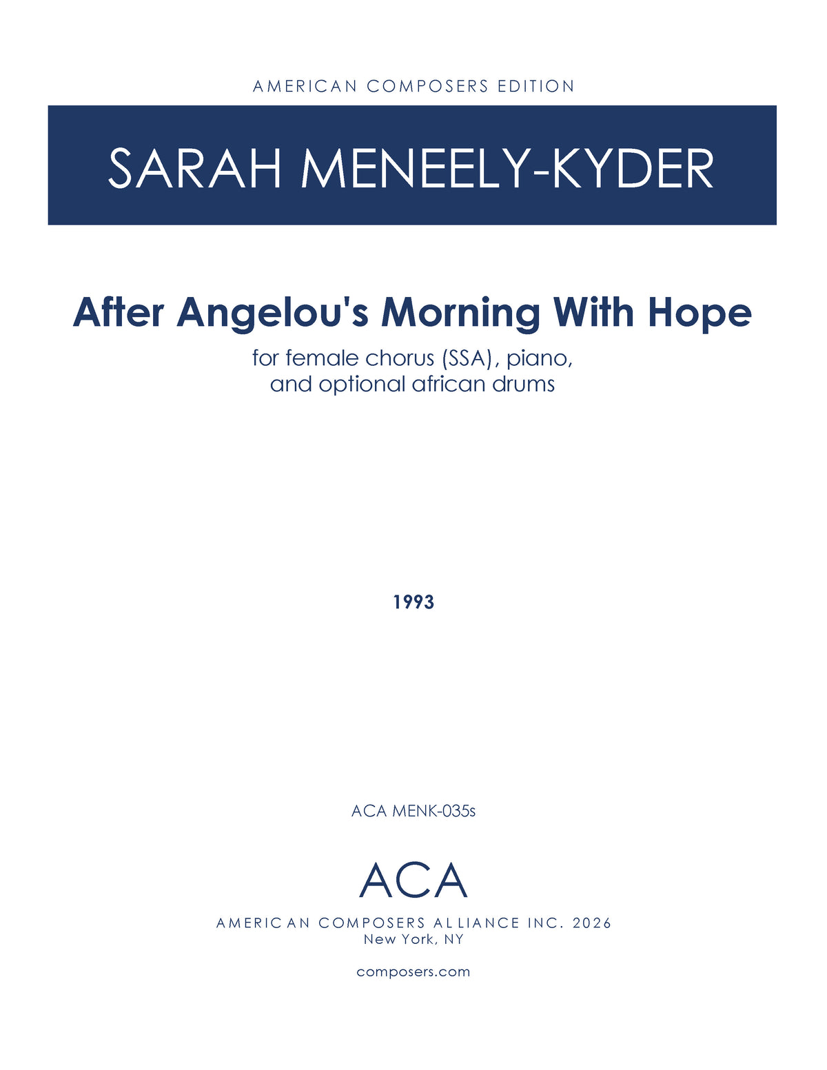 After Angelou's Morning With Hope